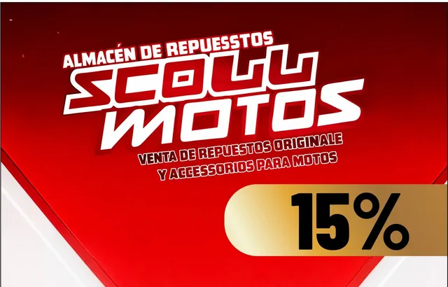 Scoll Motos: 15 % de descuento